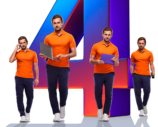 Великолепная четверка Ростелеком в&nbsp;деревня Большая Гурьевка (Орловская область)